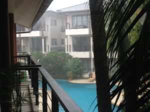 Apartment - Rain bucketing down