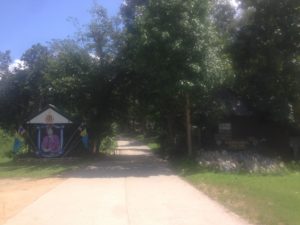 Entrance to Pong Nam Ron Thapai hot springs