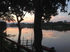 Sunset on the Kok River