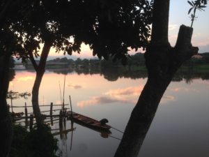 Sunset on the Kok River