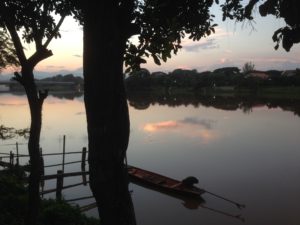 Sunset on the Kok River