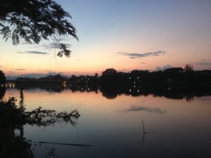 Sunset on the Kok River