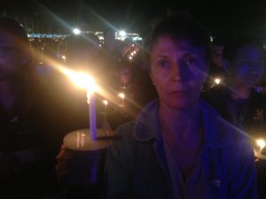 Singha Park, Adri lighting candle in remembrance of the King