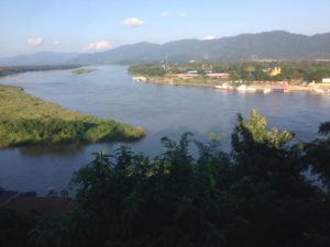 Golden Triangle seen from the hill