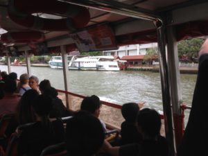 Ferry trip on the Chao Phraya River