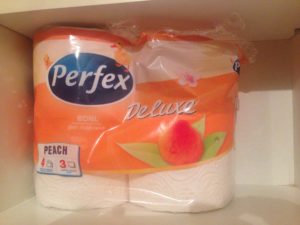 Perfex peach paper