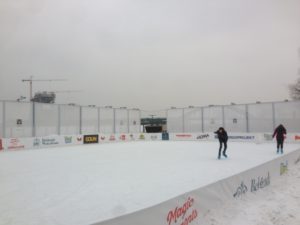 Ice-rink at the Belgrade Waterfront development