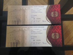 Tickets to Swan Lake