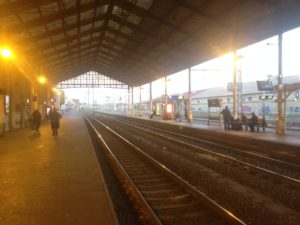 Beziers train station - The way home