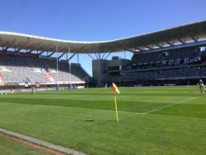 Altrad Stadium - Players warming up