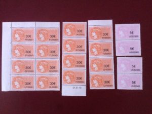 Revenue stamps for OFII