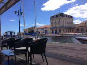 Marseillan - View from my first beer