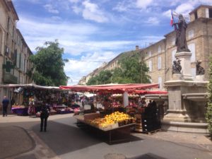 Pèzenas market