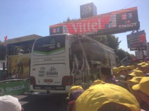 Tour de France - Dimension Data team bus