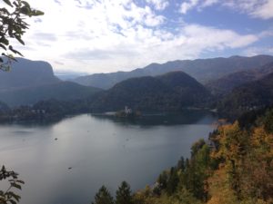 Lake Bled from Blejski Grad