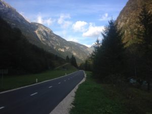 On the road to Triglav mountain