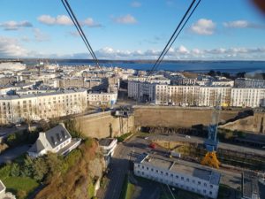 View from the Brest Cable Car