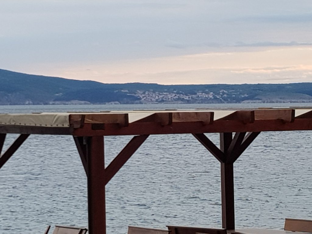 Vrbnik in the distance