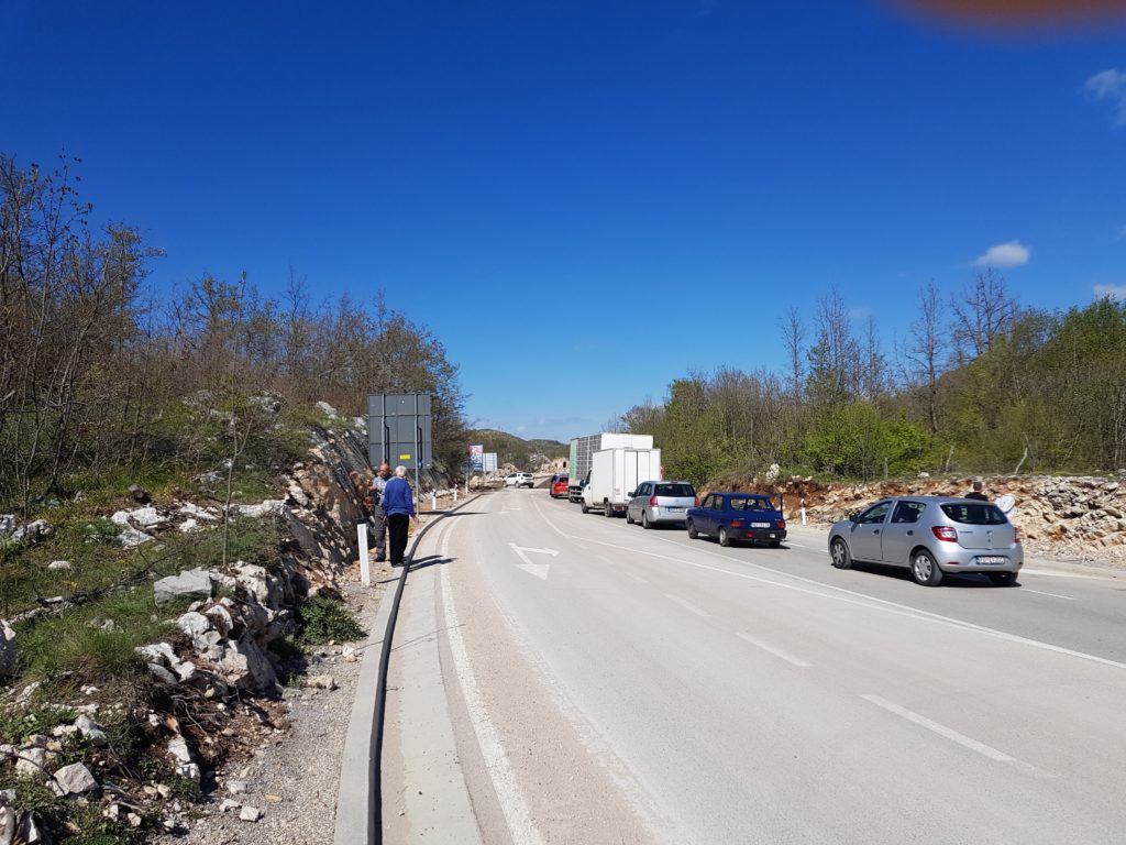 Roadworks in Montenegro