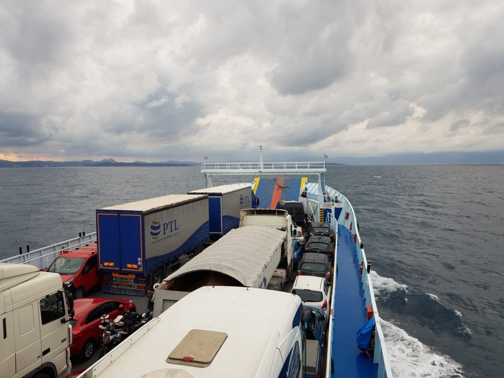 Ferry to Corfu