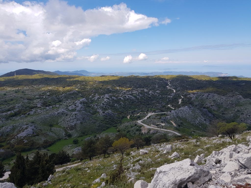 View from Pantokrator Monastery