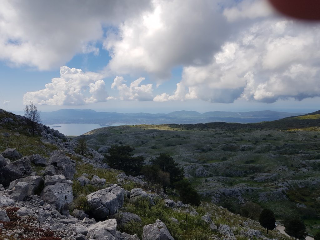 View from Pantokrator Monastery