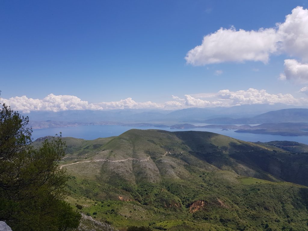 View from Pantokrator Monastery