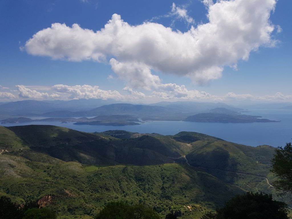 View from Pantokrator Monastery