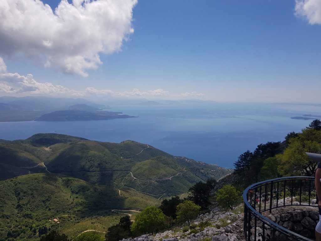 View from Pantokrator Monastery