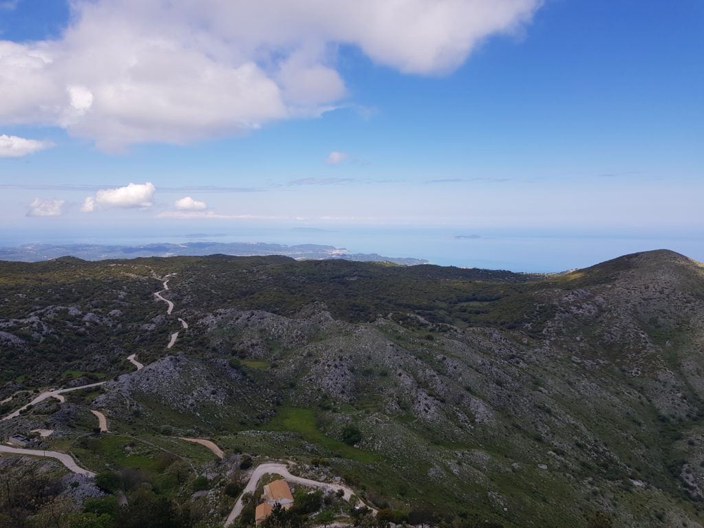 View from Pantokrator Monastery