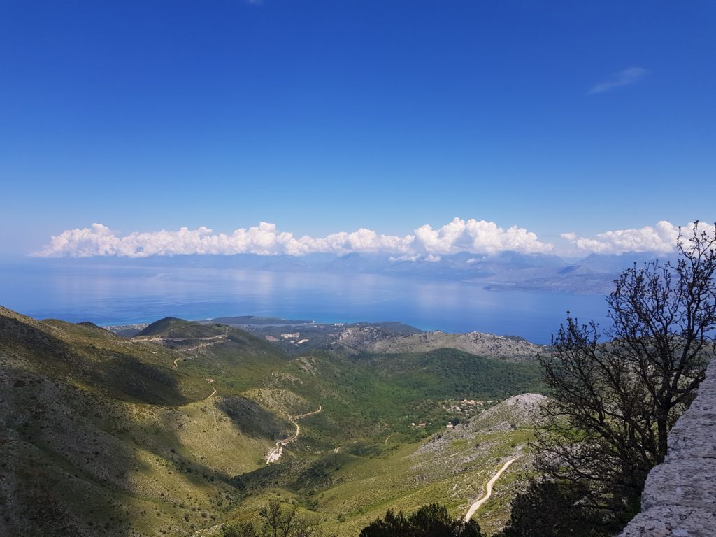 View from Pantokrator Monastery