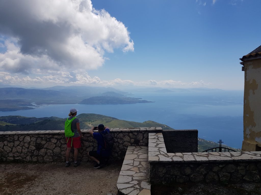 View from Pantokrator Monastery