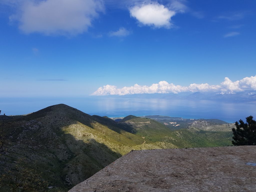 View from Pantokrator Monastery