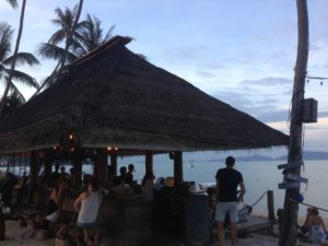 View from the beach pub