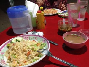 Supper at our local roadside restaurant