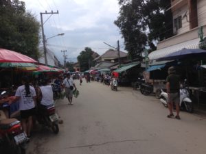 Pai main shopping street/night market street