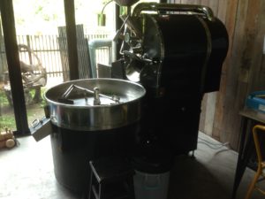 Coffee roaster on the way to Chiang Mai