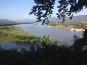 Golden Triangle seen from the hill