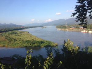 Golden Triangle seen from the hill