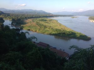 Golden Triangle seen from the hill