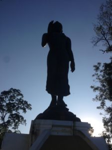 Golden Triangle - Statue on the hill