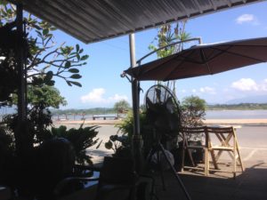 Chiang Saen - Mekong River view from coffee shop