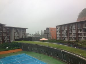 Rain at Replay Condominiums