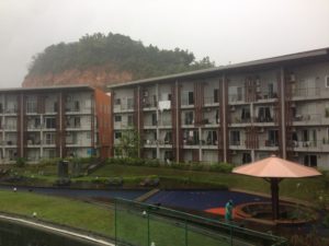 Rain at Replay Condominiums