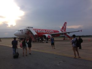 Our last Airasia flight for a while