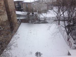 Belgrade - Snow in our hood, now thicker