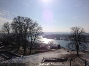 View from Belgrade Fortress