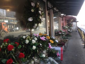 Cemetery flower shops