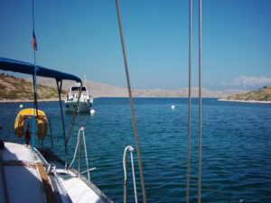 Moored at Otok Lavsa