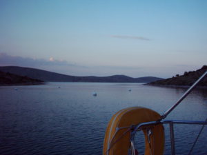 Otok Lavsa sunset